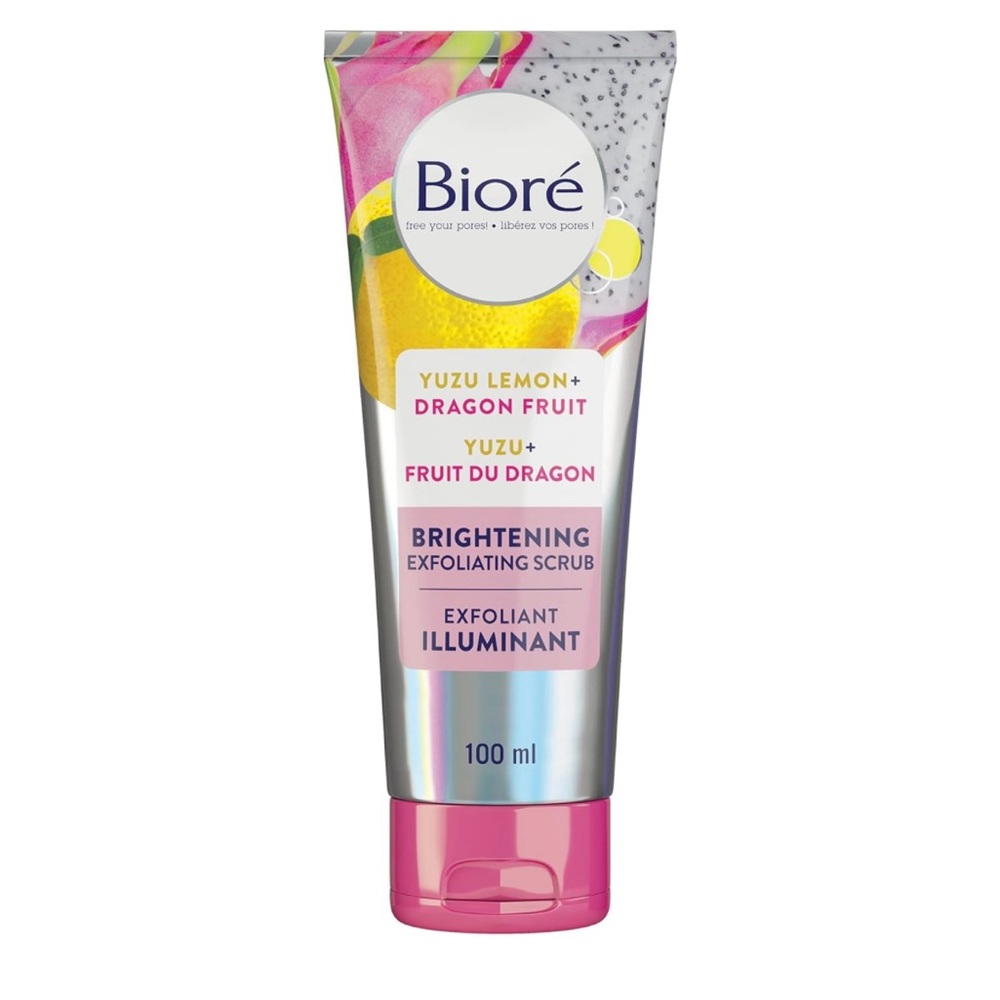 Bioré Yuzu and Dragon Fruit Brightening Exfoliating Scrub